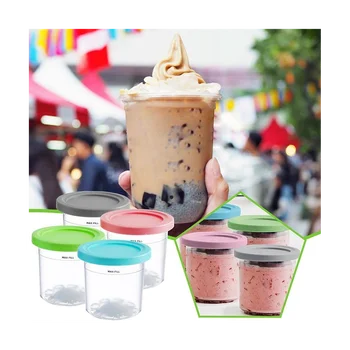 4 шт. Кружка для мороженого Ninja для серии NC299AM C300S Многоразового Использования, В которой Можно Хранить мороженое Джелато Изображение 2