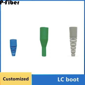 1000шт LC-ботинок для комплектов оптоволоконных разъемов, подвесной кабель, короткий ботинок, синий, зеленый, 3,0 мм, 2,0 мм, 0,9 мм, бесплатная доставка, P-волокно