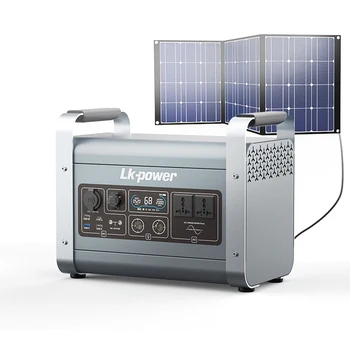2021 Новейшая версия 1000 Вт 2000 Вт 3000 Вт Бытовой Техники Генератор Солнечной энергии Портативная электростанция со светодиодной подсветкой