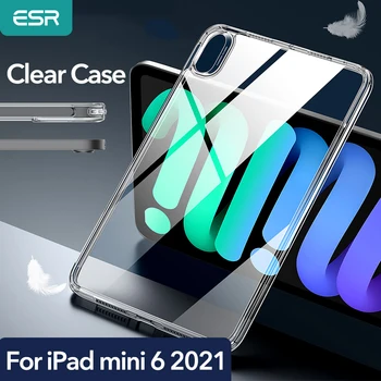 ESR для iPad mini 6 Чехол Прозрачный Жесткий Задний Бампер Кристально Прозрачная Задняя Крышка для iPad mini 6-го поколения 2021 Защитный Чехол Shell