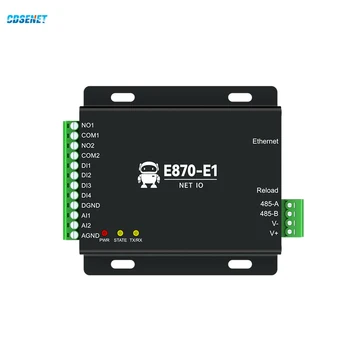 Контроллер ввода-вывода шлюза сбора данных CDSENT Edge Ethernet RS485 4DI + 2DO + 2AI E870-E1 Протокол TCP/UDP/MQTT Modbus DC 8 ~ 28V