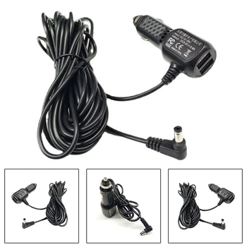 Автомобильный адаптер 12V к кабелю DC5521, автомобильное зарядное устройство 12V-24V, двойное зарядное устройство USB, Универсальный кабель для зарядки, аксессуары для автомобильной электроники