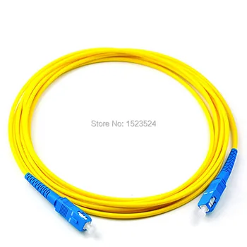 10 шт SC UPC к SC UPC Simplex 2,0 мм 3,0 мм 1 м 2 м 3 м 5 м 7 м 10 м ПВХ SM волоконный соединительный кабель, соединительный волоконный патч-корд