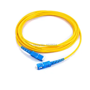 10 шт SC UPC к SC UPC Simplex 2,0 мм 3,0 мм 1 м 2 м 3 м 5 м 7 м 10 м ПВХ SM волоконный соединительный кабель, соединительный волоконный патч-корд Изображение 2