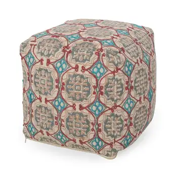Пуф из богемной ткани в виде куба для гостиной, дивана, мебели, стульев для отдыха