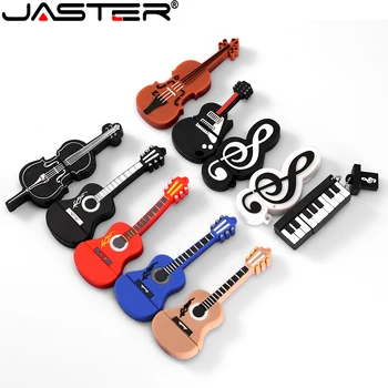 JASTER USB флэш-накопитель Быстрый концертный флеш-накопитель музыкальный инструмент клавиатура аккордеон гитара Флешка 64 ГБ 32 ГБ Подарочный Брелок для ключей