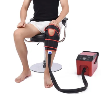Криовоздействие на колено, криовосстановление, Компрессионная терапия со льдом, Физиотерапевтический аппарат