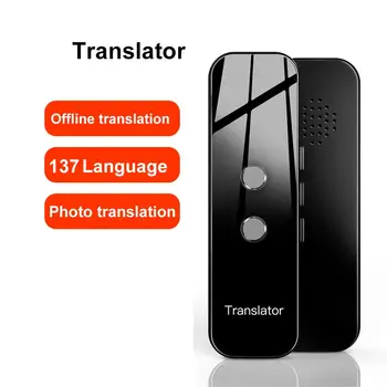 Легкий портативный беспроводной переводчик G6 для 137 языков, двусторонний онлайн-перевод, умный переводчик