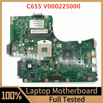 Материнская плата V000225000 Для Ноутбука TOSHIBA SATELLITE C665 6050A2355202-MB-A03 DDR3 100% Полностью Протестирована, Работает хорошо