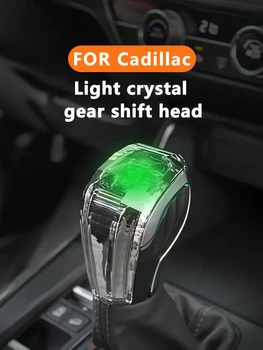 Для Cadillac ATS XTS модифицированный рычаг переключения передач с кристаллами CT4 SRX, автоматический рычаг переключения передач, ручка переключения передач с сенсорной подсветкой