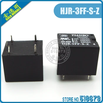 5 шт. Реле питания на печатной плате HJR-3FF-S-Z-5VDC HJR-3FF-S-Z-12VDC HJR-3FF-S-Z-24VDC DC5V 12V 24V Реле 5pin