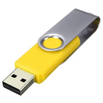 Новый 64-МБ Портативный вращающийся USB 2.0 флэш-накопитель для хранения данных U-диск