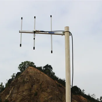 Складная Антенна Радиолюбителя Yagi UHF 400-470 МГц Long Range 7dBi Усилитель сигнала GMRS Направленный Yagi для системы ретрансляции, HT, Fm Изображение 2