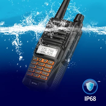 Camoro водонепроницаемый IP68 Baofeng UV-9R 50 км портативная рация 10 Вт UV9R плюс обновление CB Ham радио портативное цифровое мобильное радио