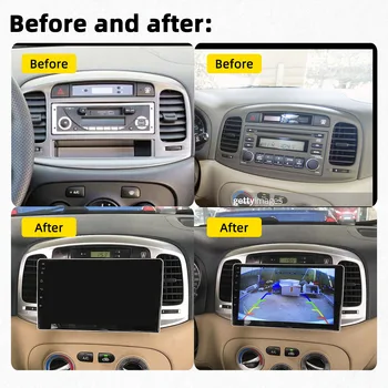 Автомобильный Мультимедийный плеер 2 Din для Hyundai Accent 2006-2011 Экран Android Радио стерео GPS Навигация Головное устройство Авторадио Carplay Изображение 2