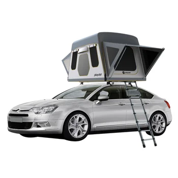 Палатка на крыше автомобиля для кемпинга, двойная лестница, надувная крыша для семьи