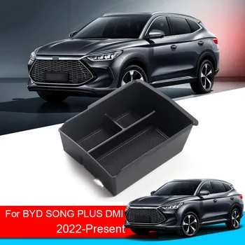 Car For BYD SONG PLUS DMI 2022-2025 Center Console Armrest Box Storage Covers Accesorios Para Auto Детали интерьера