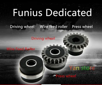 1шт колесо подачи проволоки Funius Специальные сварочные принадлежности для сварки алюминия сварочного аппарата Funius для 0,8 1,0 1,2 1,6 мм