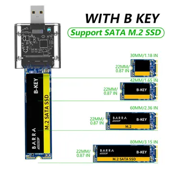 M2 SSD ЧЕХОЛ SATA Шасси M.2 К USB 3,0 SSD Адаптер Для PCIE NGFF SATA M/B Ключ SSD Диск Коробка M.2 SSD ЧЕХОЛ