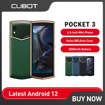 Cubot-Мини-смартфон, 4,5 дюйма, восьмиядерный процессор Helio G85, Мобильный телефон с технологией NFC, 4 ГБ ОЗУ, 64 ГБ ПЗУ, 3000 мАч, Камера 20 МП, Маленький телефон