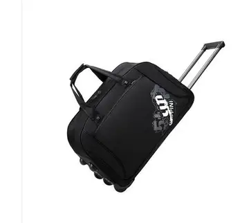 Дорожная сумка-тележка водонепроницаемая Оксфордская сумка для багажа на колесиках Сумка-тележка для багажа чемодан на колесиках Деловые дорожные сумки на колесиках Изображение 2