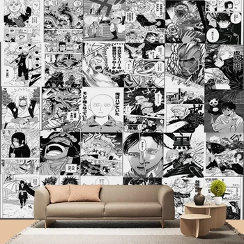 Популярное японское аниме 21x30 см 20/30/40 шт., наклейки на стену в стиле манга, аниме, обои с принтом, аниме, наклейки, украшение комнаты для подростков