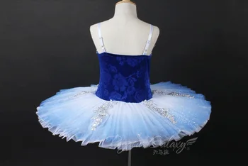 Балетная Танцевальная юбка Для девочек 2023 Новая Высококачественная Элегантная Балетная Одежда-пачка с Лебедем, Детская Балетная Танцевальная юбка Изображение 2
