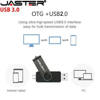Флэш-накопители 3в1 OTG Micro USB 3,0 128 ГБ 64 ГБ Высокоскоростной флеш-накопитель Для смартфона/ноутбука Type-C Подарочный 32 ГБ Memory stick U диск Изображение 2