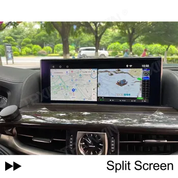Для Lexus LX570 2015 2016 2017-2021 WIFI CARPLAY Автомобильное Радио GPS Навигация Мультимедийный Плеер Авто Стерео Головное Устройство Аудио Видео Плеер