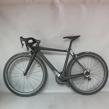 2020 полностью Карбоновый Дорожный велосипед Полный Карбоновый Велосипедный Дорожный велосипед с 22 скоростями R8000 Groupset FM686 черный матовый