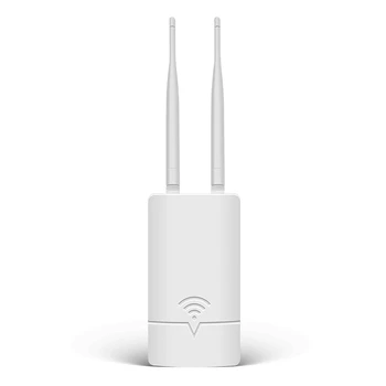 Беспроводной маршрутизатор Wi-Fi AP 2,4 G 300 Мбит/с с антенной 2X5dbi, поддержкой Poe и источником питания постоянного тока для наружного монитора