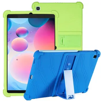 Чехол для планшетного ПК Samsung Galaxy Tab S6 Lite 2020 Силиконовый чехол SM-P610 SM-P615 SM-P613 SM-P619 Funda P610 P615 Слот для ручек Coque