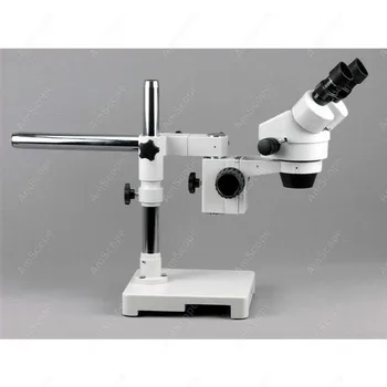Микроскоп со стереозумом-AmScope поставляет 3,5 X-45X микроскоп со стереозумом с однорычажной подставкой для стрелы Изображение 2