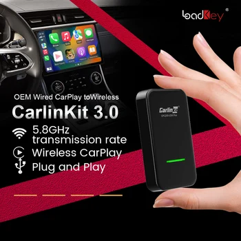 Loadkey Carlinkit 3,0 Беспроводной Carplay Конвертер Автомобильный Адаптер 5,8 ГГц WIFI для Audi Nissan Peugeot VW Volvo Ford Citroen Honda