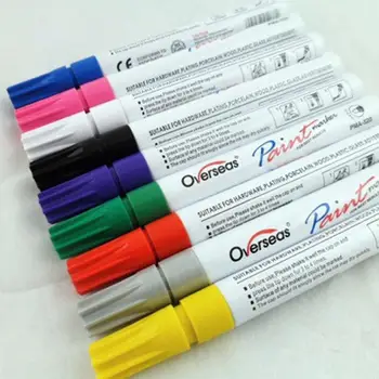 Универсальная водонепроницаемая перманентная краска, маркер, ручка, протектор автомобильных шин, резина, металл