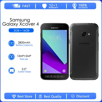 Samsung Galaxy Xcover 4 G390F Восстановленный-Оригинальный четырехъядерный 5,0-дюймовый 2 ГБ оперативной памяти 16 ГБ ПЗУ 13.0MP Мобильный телефон Android 4G LTE