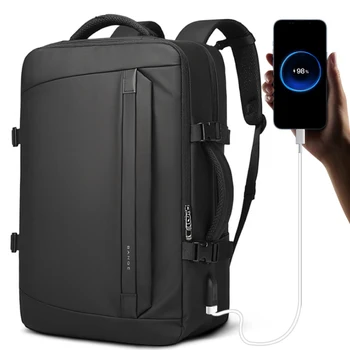 15,6-Дюймовый Рюкзак для ноутбука, Мужской Водонепроницаемый Повседневный Рюкзак для студентов Колледжа с USB-зарядкой