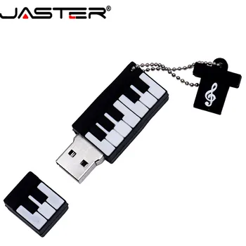 JASTER USB 2,0 Гитара Пианино Скрипка Клавиатура Примечание Мультяшная Модель флеш-накопитель 4 ГБ 8 ГБ 16 ГБ 32 ГБ 64 ГБ USB Флэш-накопитель Изображение 2