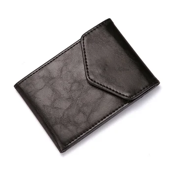 Модный 1 шт. RFID-кошелек для женщин и Мужчин, Мини-ультратонкий кошелек для монет из искусственной кожи, держатели кредитных карт
