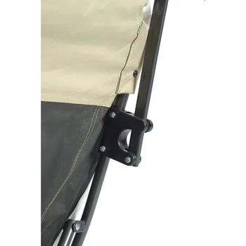 Складной стул Quik Shade Pro Comfort с высокой спинкой, коричневый/черный Изображение 2