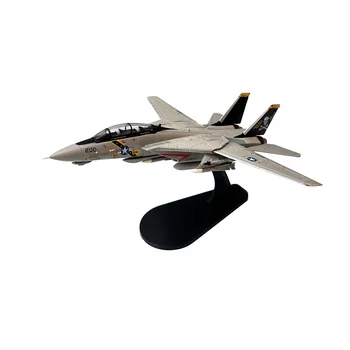 1/100 ВМС США Grumman F14 F-14A Tomcat VF-84 Истребитель Металлический Военный Игрушечный Литой под давлением Самолет Модель для Коллекции или подарка… Изображение 2
