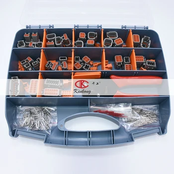 Комплект разъемов серии Kinkong DTM, разъемы 2-12, клеммы и щипцы DTM, инструмент Изображение 2