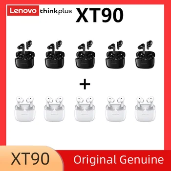 Беспроводные наушники Lenovo XT90TWS IPX5, водонепроницаемые Bluetooth-наушники с микрофоном, гарнитура для звонков HD, спортивные наушники для геймеров