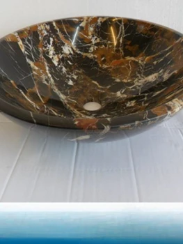 Натуральный камень Мрамор Гранит Оникс Песчаник Раковина Умывальник с высокой полировкой Конкурентоспособная цена Изображение 2