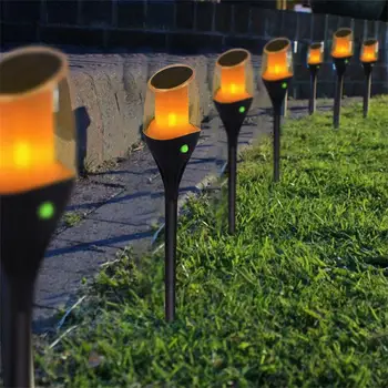 Солнечные фонари, уличные водонепроницаемые аккумуляторы большой емкости Емкостью 1200 мАч, садовые ночные фонари для украшения газонов во внутреннем дворе