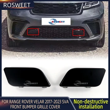 ROSWEET Решетка Радиатора Переднего Бампера С Крючком Для Land Rover Range Rover Velar SVA L560 2017-2023 Автомобильные Аксессуары LR126782 LR126781