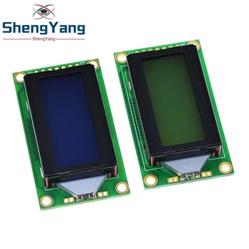 TZT 8x2 ЖК-модуль 0802 Символьный экран Синий/Желто-зеленый Для Arduino Изображение 2