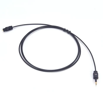 Цифровой Оптический аудиокабель Toslink Позолоченный 1 м Toslink connect SPDIF MD DVD кабель Высокого качества Универсальный для PS2 3 TV HDVD Изображение 2