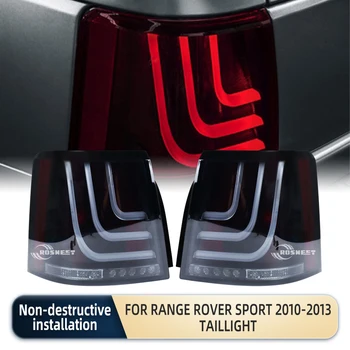 Автомобильные фары для Range Rover Sport 2010-2013 Черный светодиодный задний фонарь Лампа тормозного сигнала заднего хода Автомобильные аксессуары
