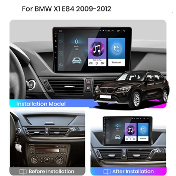 2din 4 + 64G авто Android радио мультимедийный плеер автомобильный радиоприемник carplay GPS навигация без DVD для BMW X1 E84 2009 2010 2011 2012 Изображение 2